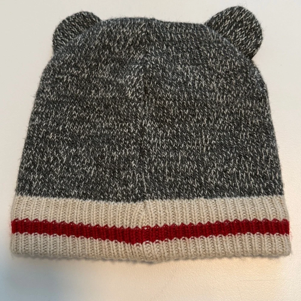Roots 12 - 18M Baby Bear Ear Knit Winter Outdoor Beanie Hat
